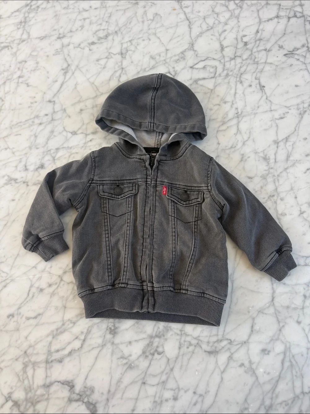 Levi's Knit Zip Up Hoodie Size 12 Months Super Soft Versatile